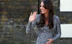 kate middleton offers rare baby bump glimpse